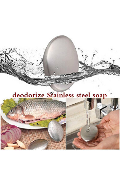 MaffStuff Stainless steel anti-odor metal soap 6.5 x 4.5 x 2 cm, reusable
