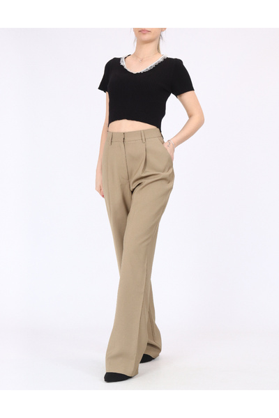 NA-KD Pants, Khaki