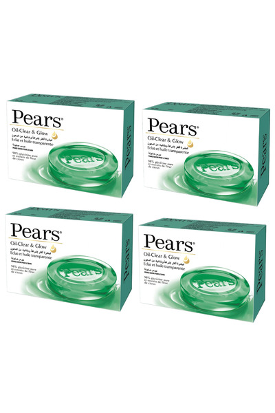 Pears Bears Pure & Sparkling Oil Soap 125g - 4 bars
