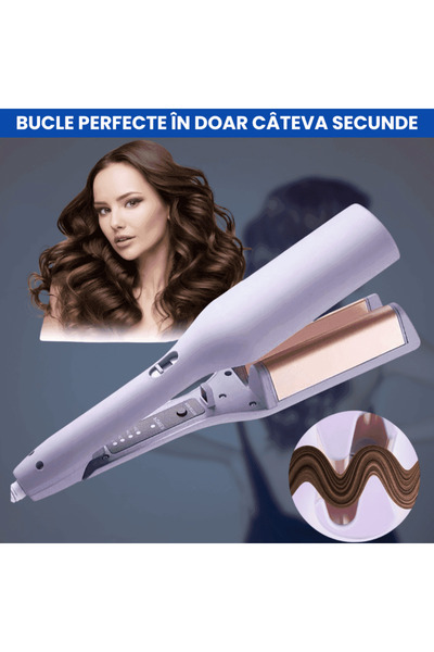 OferteTop Electric Hair Curling Iron with Thermal Protection and Fast Heating