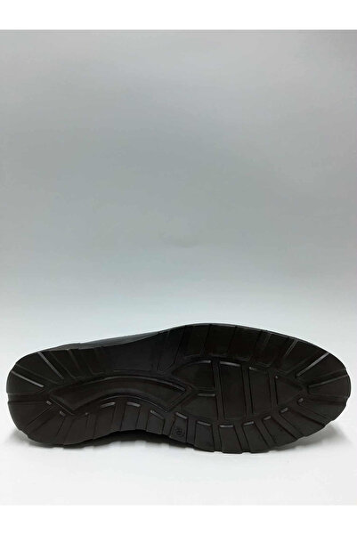 zeybek Genuine Leather Thick Light Sole Lace-Up Brown Classic Molliere Model Men's Shoes