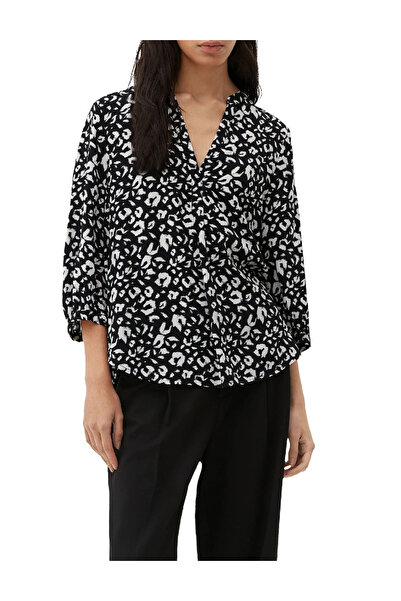 s.Oliver Blouse, White/Black
