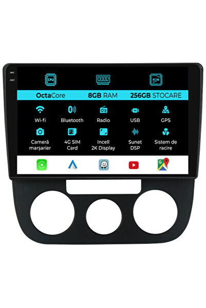 NavStore Navigatie Volkswagen Golf5/Jetta (2004-2009), 2K, 8Gb Ram, 256Gb Sto...