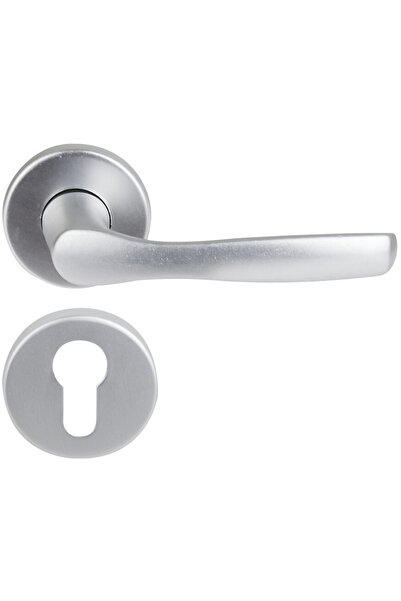 Evotools Λαβές Marina με Ροζέτα - Κύλινδρος Satin Chrome σε χρώμα Satin Chrome