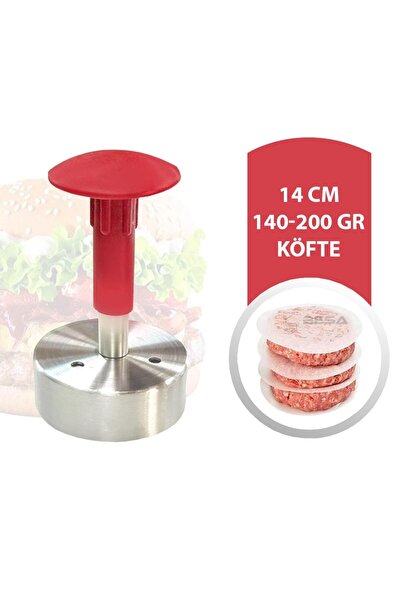 BesaEndüstriyel BESA 140-200 Gr 14 Cm Hamburger Köfte Kalıbı