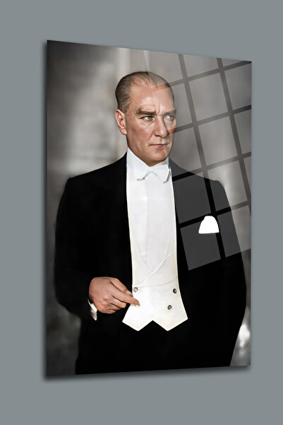 glassartdesign Atatürk Cam Tablo-246 Atatürk Tablosu - Vatan Tablosu