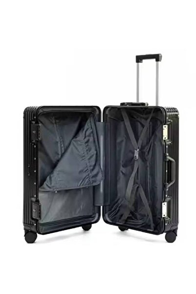 NKX Stylish Hard Shell Aluminum Trolley Suitcase with Four Spinner Wheels Size 20*24 Inchs 2 Pieces Set