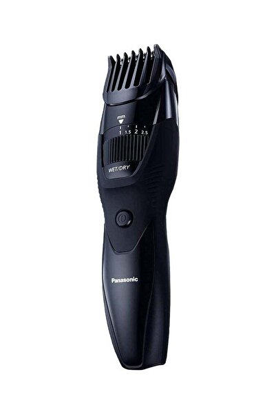 PANASONIC Rechargeable Wet And Dry Beard Trimmer Kit Black/Silver/Clear