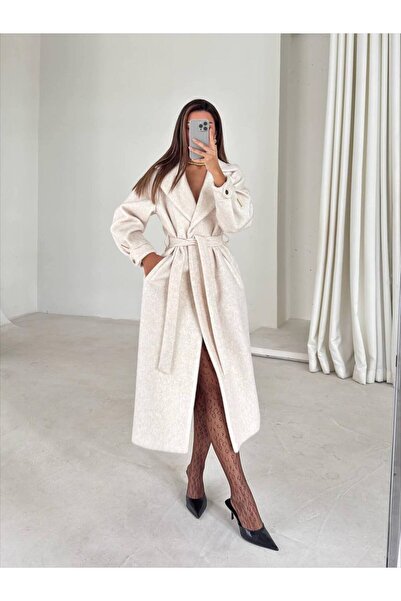 Omka Moda Premium Kalite Taytüyü Astarlı Kaban