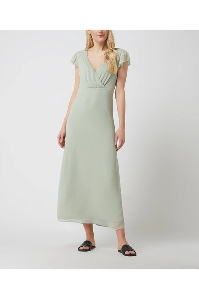 VILA Long dress, Green
