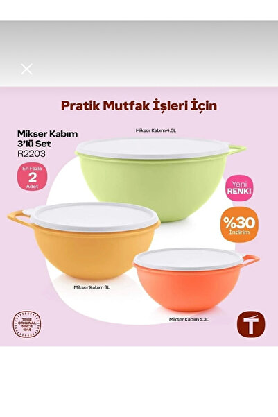 Tupperware Mediterra Miksim Set