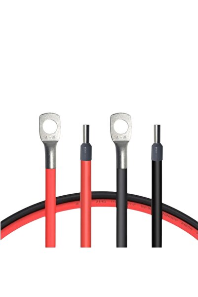 OEM 4mm red/black cable, M6 lug at one end and PIN at the other, length - 1.75 m