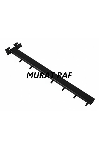 MURAT RAF Düz Konik Baston Konik Dikmeye Geçme Baston - Siyah Renk