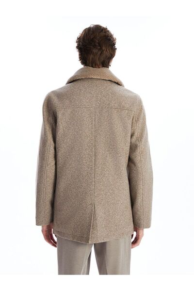 LC Waikiki Standard Fit Jacket Collar Men's Stamp Coat