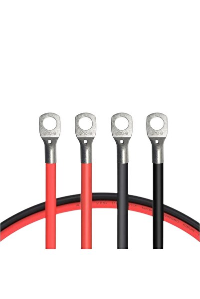 OEM Cablu 10 mmp rosu/negru papuci in ambele capete M10, lungime -2 X 1.25 m