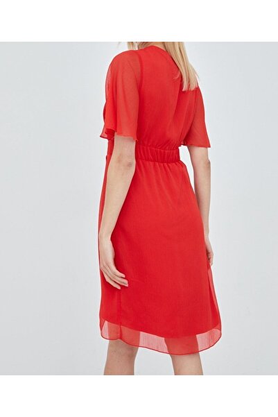 VILA Short dress, Red