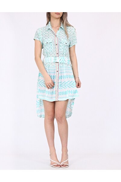 Savage Culture Dress, Turquoise