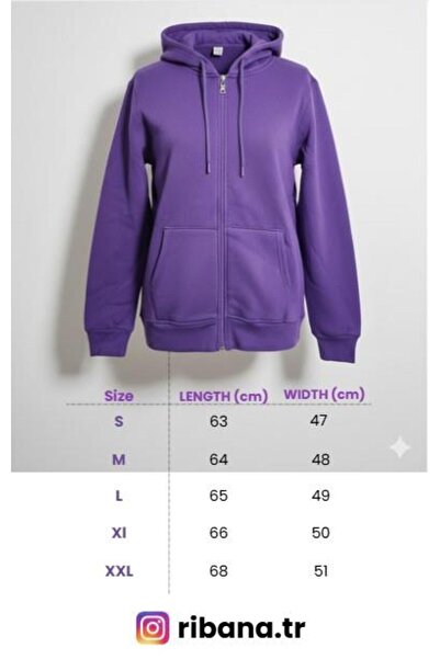 ribana Unisex 3 Thread Cotton Regular Fit Comfortable Fit Hooded Zippered Thick Cardigan with Fleece Inside Fleece-Lined