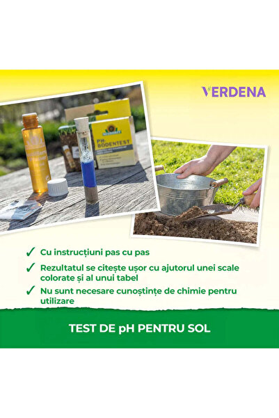 NEUDORF Soil pH Test, 1 Set, Quick and Easy Determination of pH and Lime Requirements, NEUDORFF