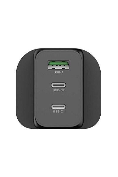 Levore Wall Charger GaN 65W 3-Port Black LGW131-BK