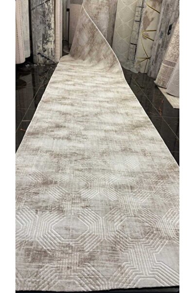 Nesrin KESME YOLLUK KAYMAZ TABAN KREM AÇIK KAHVE KREM