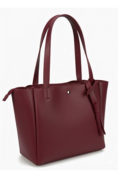 Madame Three-Compartment Women's Handbag Quality Faux Leather Shopper