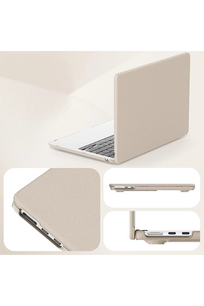 NewFace Nrzsnt MacBook Pro 14 2021 MacBook Leather Cover (115422) - Gold
