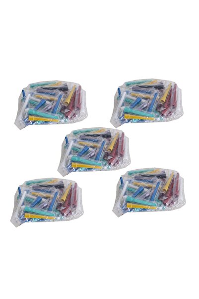 wow legend Uzun Renkli Plastik Sipsi 5paket - nargile sipsisi