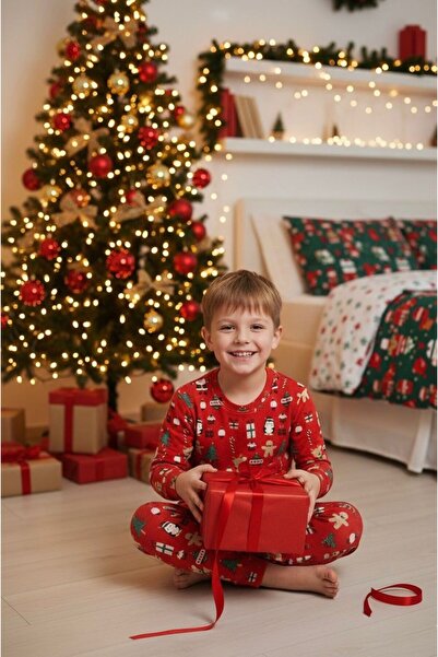 BOBBY JR KİDSWEAR CHRISTMAS Themed CHILDREN'S PAJAMAS SET