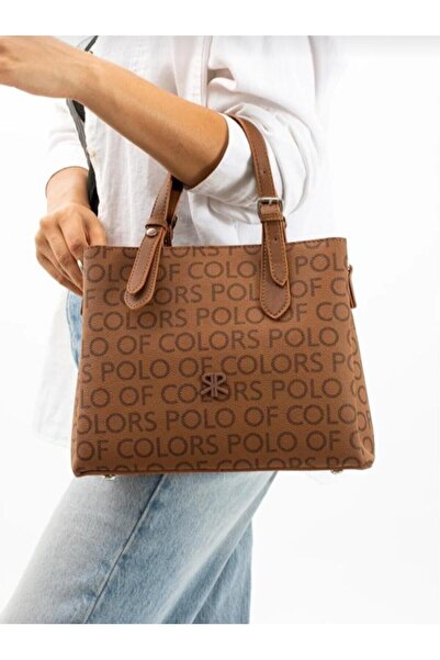 eflanmoda Polo of Colors Empirme Print Women's Hand and Shoulder Bag 22X27