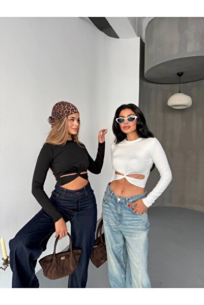 KECHİ WOMAN فستان قصير منخفض الخصر من قماش دايموند