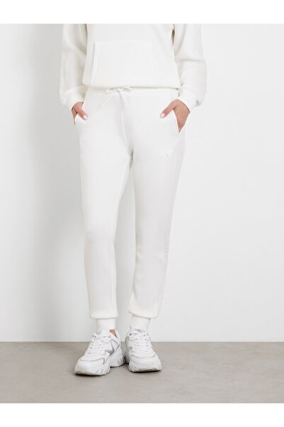 Guess PANTS Kadın Krem Eşofman Altı V2YB18K7UW2-G6K5