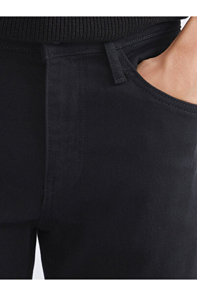 LC Waikiki Ανδρικό τζιν παντελόνι μαύρο 730 Carrot Fit