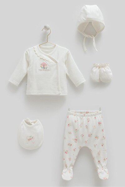 Caramell 5-Piece Newborn Set Ecru