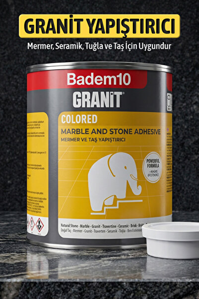 Badem10 Mermer ve Taş Yapıştırıcısı EB25 Seramik Taş Tuğla Mermer Granit İçin...