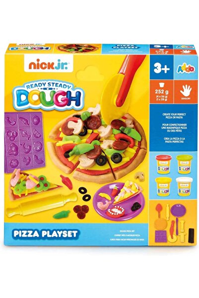 Aspire Books Addo Nick Junior Dough Pizza Playset 252g - Play Dough Clay Moulding Set
