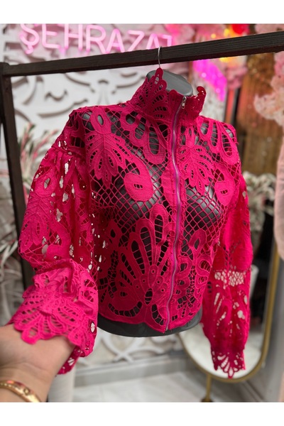 ŞEHRAZAT BUTİK Design Guipure Shirt