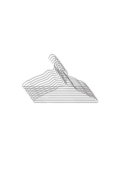 BAMI NETWORK Set Umerase Metalice 41x20cm - 10buc