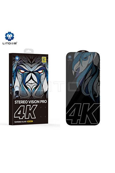 Lito واقي شاشة D+ MAX 4K للخصوصية لهاتف آيفون 17 برو