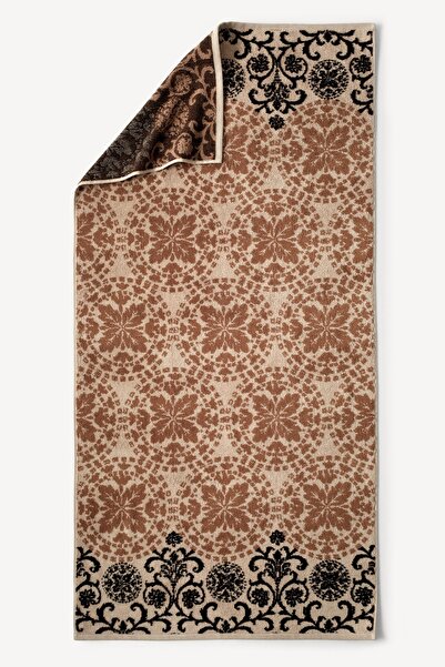 Cherx Matilda Yarn Dyed 2-Piece Bath Towel Set Caramel 76X150