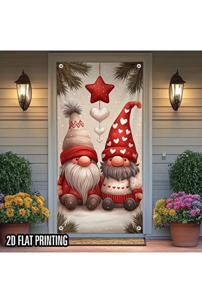 PROMISEBACKDROP2 190X75Cm Elastic Door Decoration, Fabric Door Dressing, Chri...