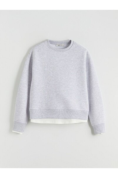 LC Waikiki Γυναικείο χοντρό φούτερ με λαιμόκοψη