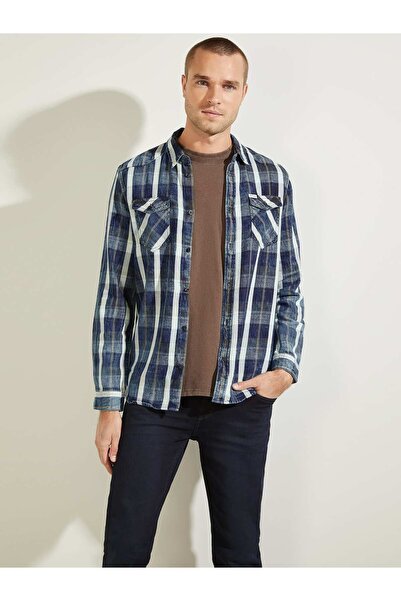Guess Erkek Gömlek M1yh02d4f21