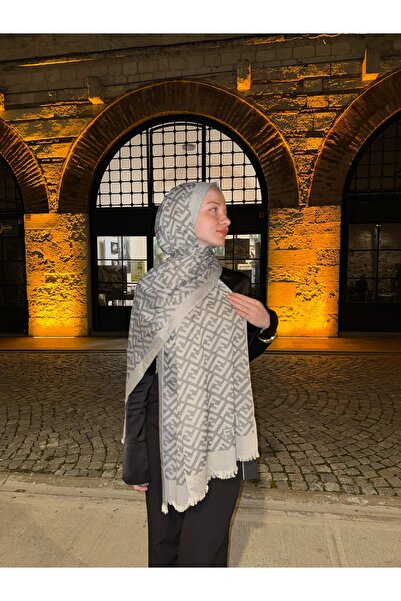 Dolce Εισαγόμενο μαλλί μεταξωτό σάλι με σχέδιο F – Casual, Δώρο, Γραφείο