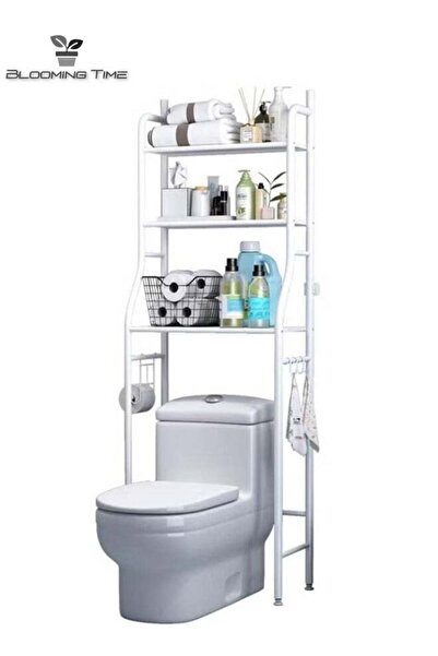 BLOOMING TIME Storage Rack Above The 3-Layer Toilet Does Not Take Up Space, H...