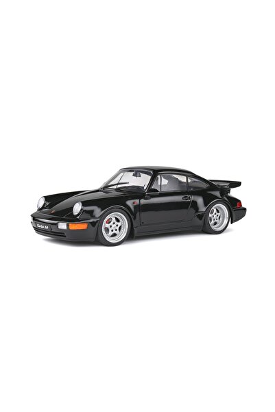 Solido Macheta auto, PORSCHE 911 (964) TURBO 3.6 BLACK 1993 1:18