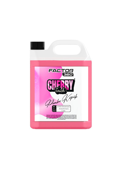 Factor360 Cherry Touch Pembe Renkli Oto Yıkama Köpüğü Oto Şampuan 1:15 Konsan...