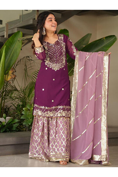 MYSMAR دوباتا جورجيت أرجوانية - HRT5279 | بنفسجي