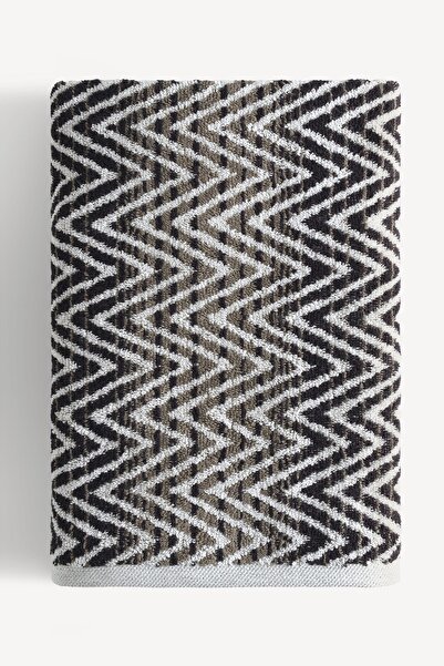 Cherx Zyon Yarn Dyed 2-Piece Bath Towel Set Stone 76X150