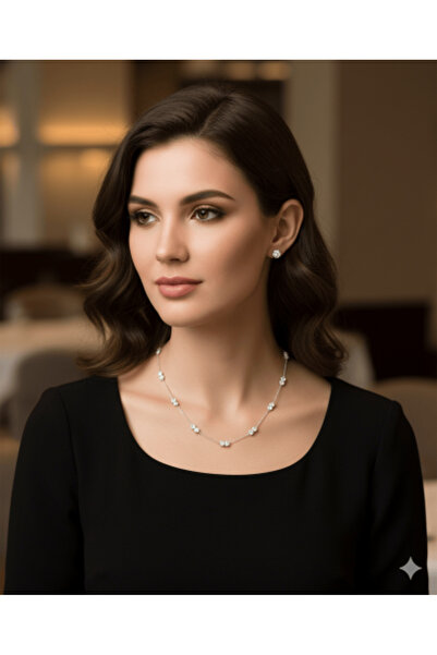 burjalmodah طقم فضي بتصميم راقٍ ولمسة فاخرة